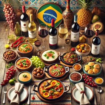 vinho culinária brasileira